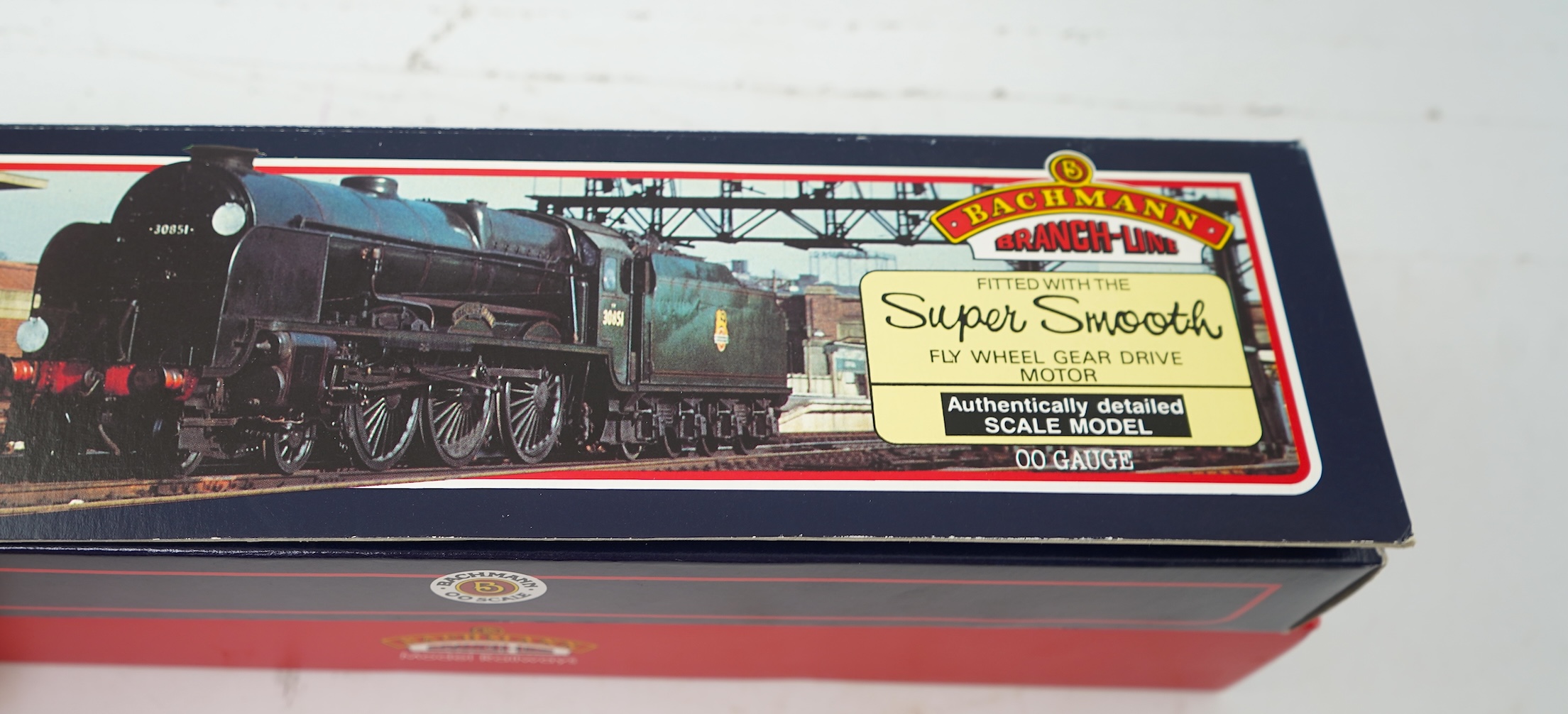 Two boxed Bachmann Branchline 00 gauge railway Southern Railway tender locomotives; a Lord Nelson class, Robert Blake 855 (31-404), together with a C class 1256 (31-461)